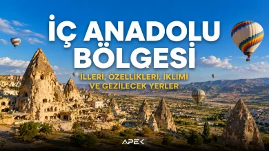 İç Anadolu Bölgesi'ni temsil eden Kapadokya manzarası. İç Anadolu Bölgesi illeri, iklimi, özellikleri ve gezilecek yerler rehberi.