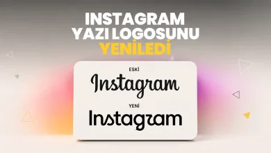 Instagram eski ve yeni yazı logosu karşılaştırması